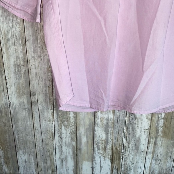 J. Crew Lavender Ruffle Sleeve Button Back Blouse - Picture 3 of 7